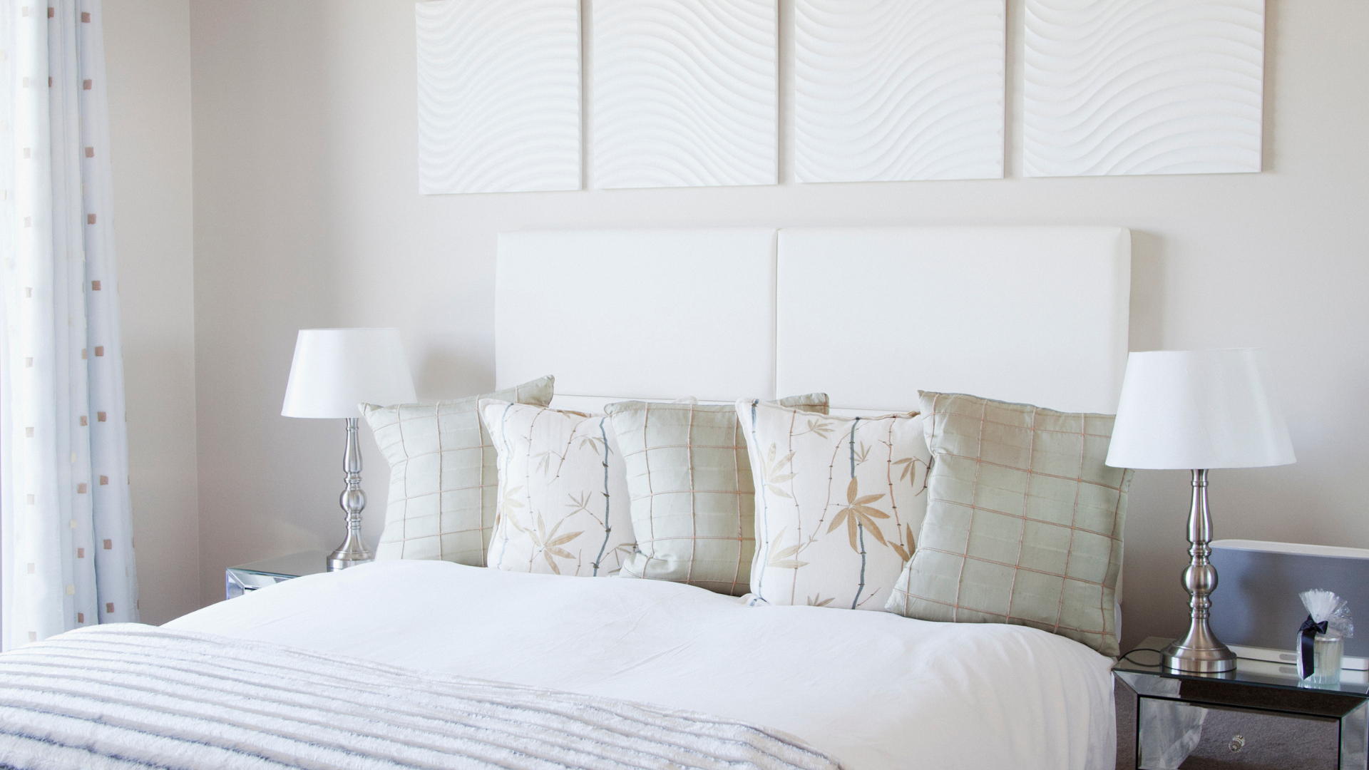 Finished tenant bedroom in a recent HMO conversion