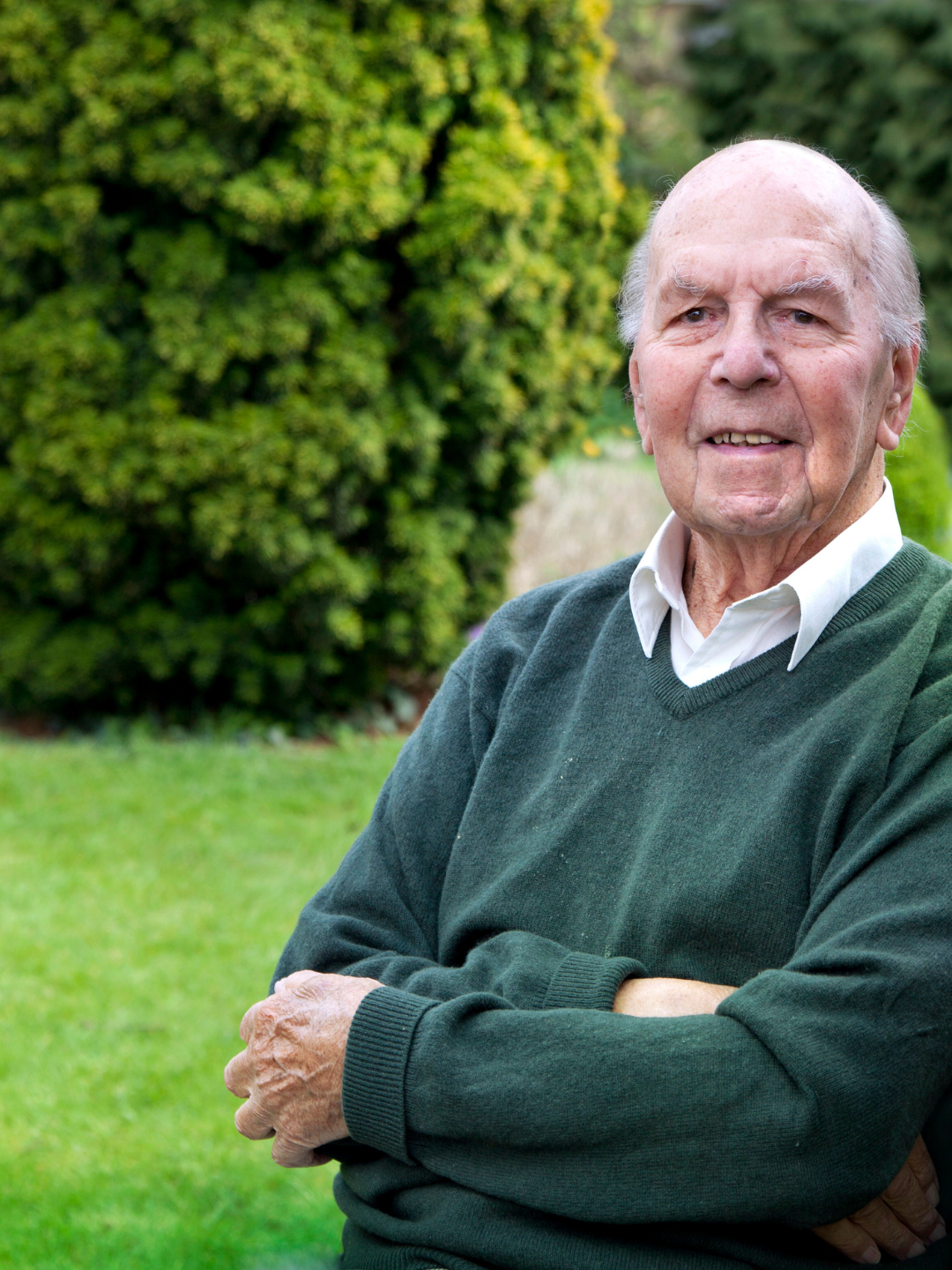 Tom Saunders at home in Wiltshire